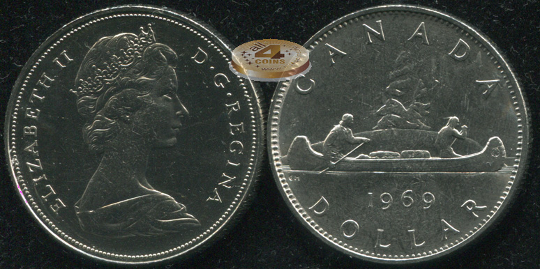 Канада. 1 доллар. 1969 (Unc)