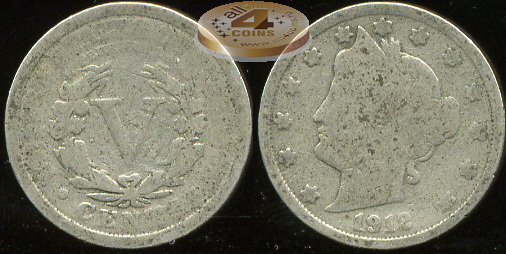 США. 5 центов. 1912 (AG)
