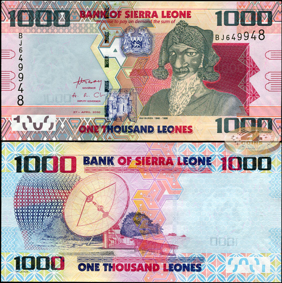 Сьерра-Леоне. 1000 леоне (Unc) 2010