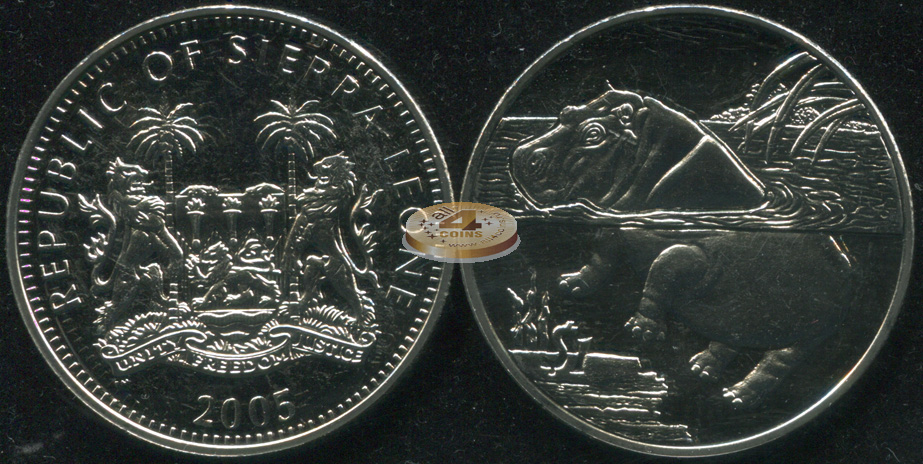 Сьерра Леоне. 1 доллар. 2005 (Unc)