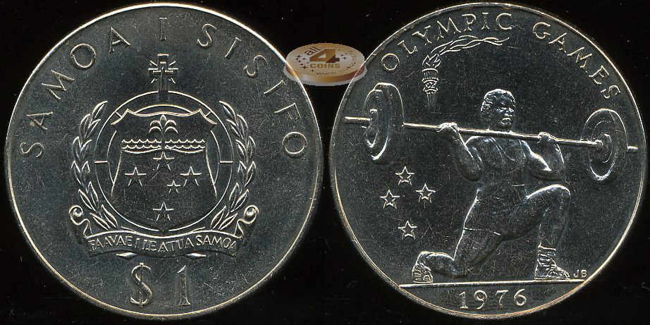 Самоа. 1 тала. 1976 (Unc)