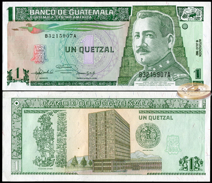 Гватемала. 1 кетсаль (Unc) 1992