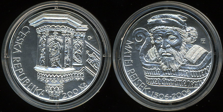 Чехия. 200 крон (Unc)  2006