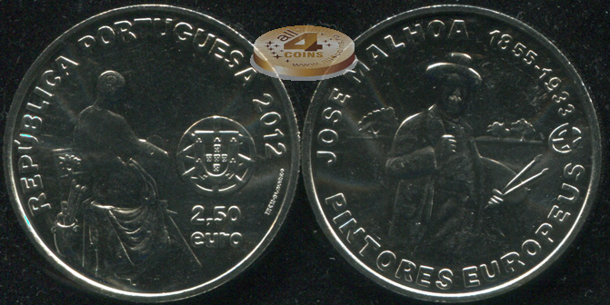 Португалия. 2.5 евро. 2012 (Unc)