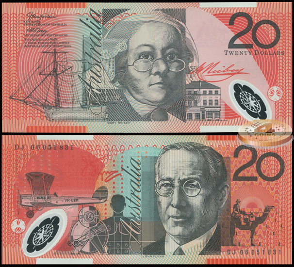 Австралия. 20 долларов (Unc. Пластик) 2006