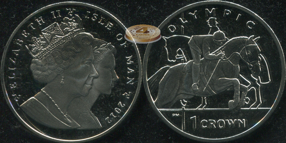 Остров Мэн. 1 крона. 2012 (Unc)