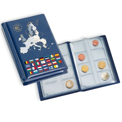 Карманный альбом для монет "NUMIS POCKET EURO", с листами. (Leuchtturm)