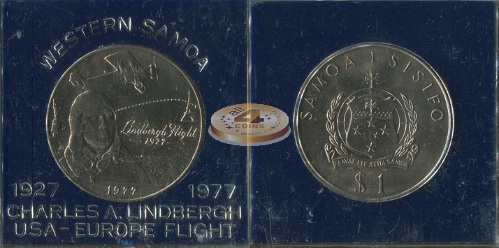 Самоа. 1 тала. 1977 (Box-Unc)