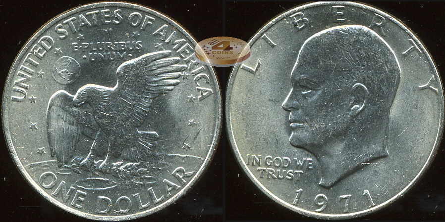 США. 1 доллар. 1971 (Unc)