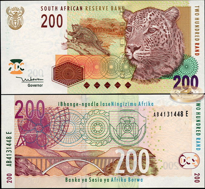 ЮАР. 200 рандов (Unc) 2005