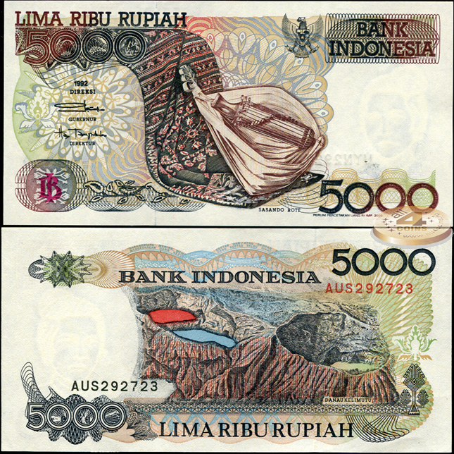 Индонезия. 5000 рупий (Unc) 2000