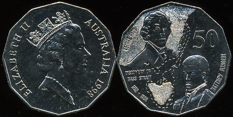 Австралия. 50 центов. 1998