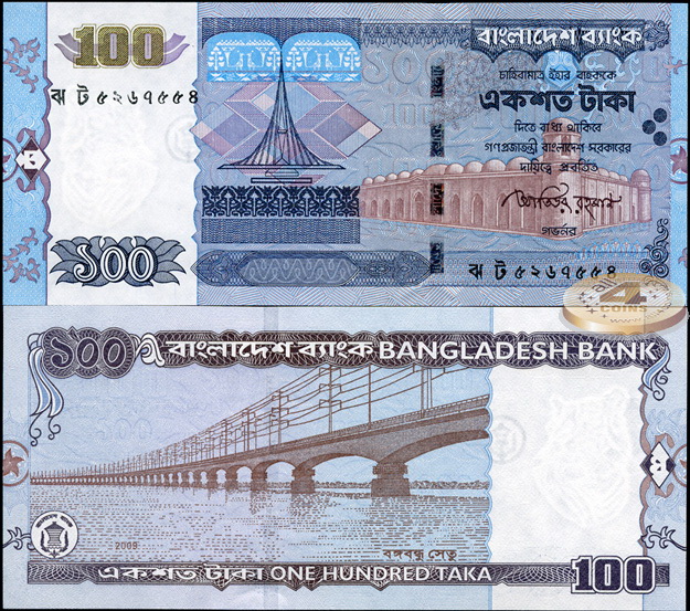Бангладеш. 100 така (Unc) 2009