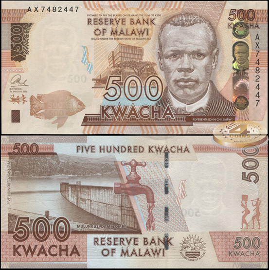 Малави. 500 квач (Unc) 2015