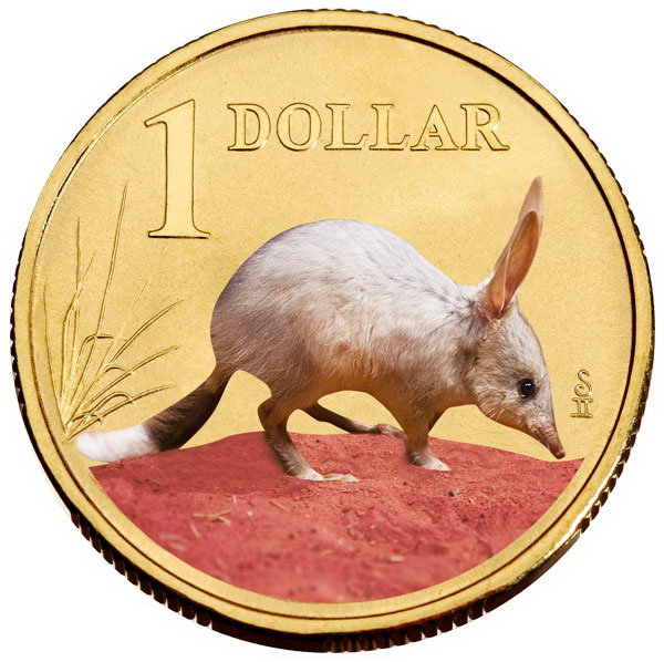 Австралия. 1 доллар. 2009 (Unc. Эмаль)