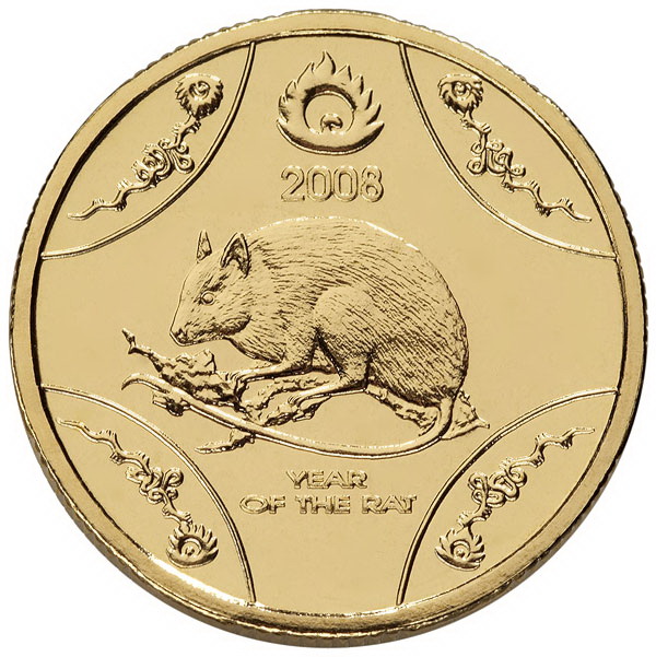 Австралия. 1 доллар. 2008 (Unc) 
