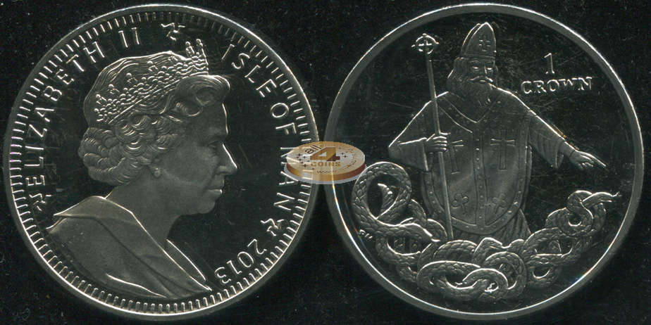Остров Мэн. 1 крона. 2013 (Unc)