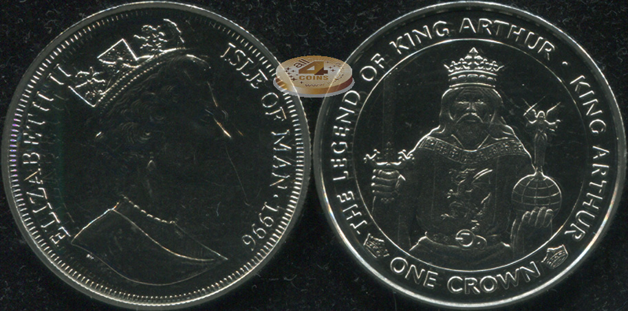 Остров Мэн. 1 крона. 1996 (Unc)