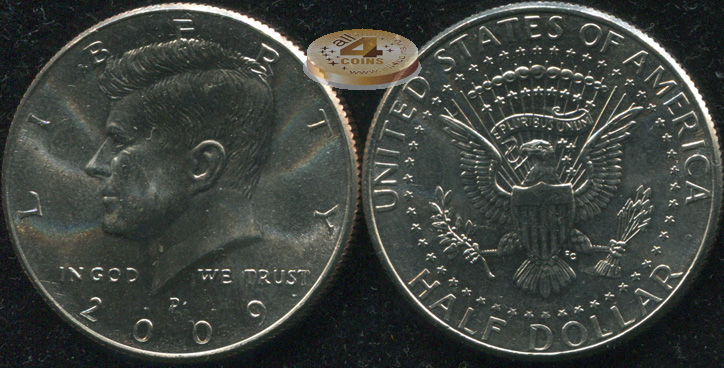 США. 1/2 доллара. 2009 D (Unc)