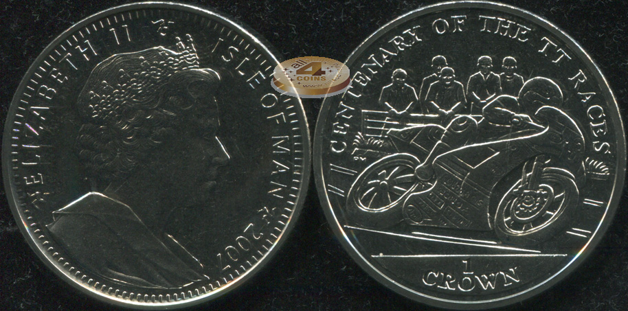 Остров Мэн. 1 крона. 2007 (Unc)