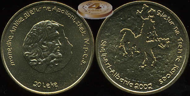 Албания. 20 лек. 2002 (Unc)