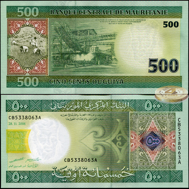 Мавритания. 500 угий (Unc) 2006
