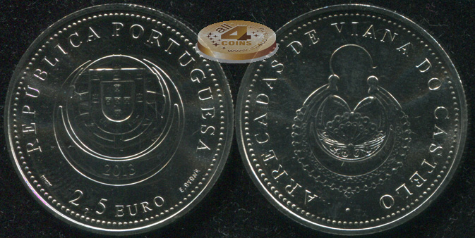 Португалия. 2.5 евро. 2013 (Unc)
