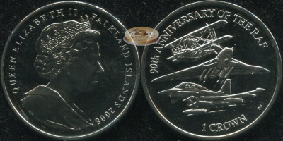 Фолклендские о-ва. 1 крона. 2008 (Unc)