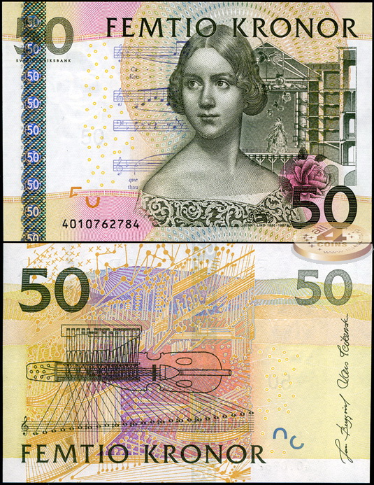 Швеция. 50 крон (Unc) 2004