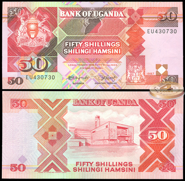 Уганда. 50 шиллингов (Unc) 1987