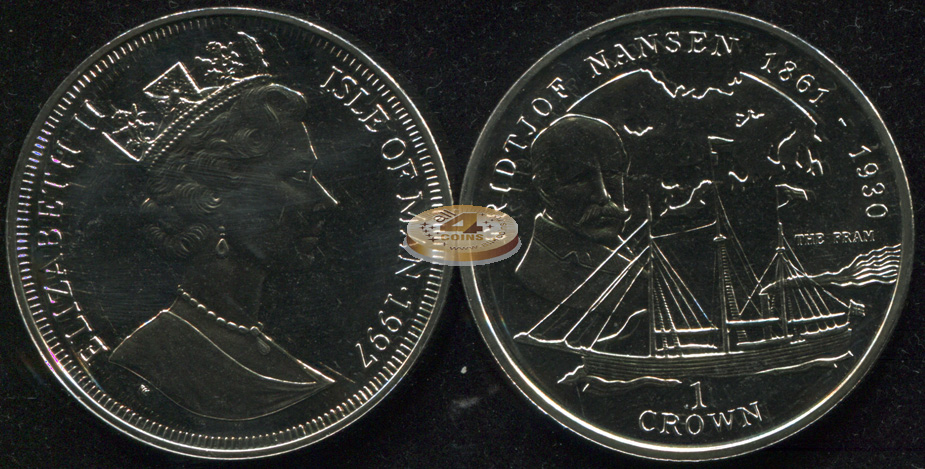 Остров Мэн. 1 крона. 1997 (Unc)