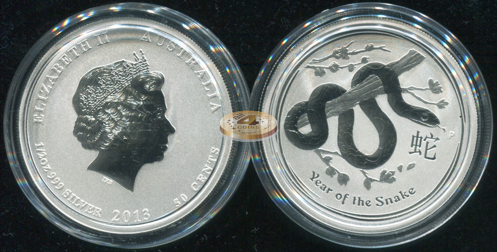 Австралия. 50 центов. 2013 (Unc. Серебро)