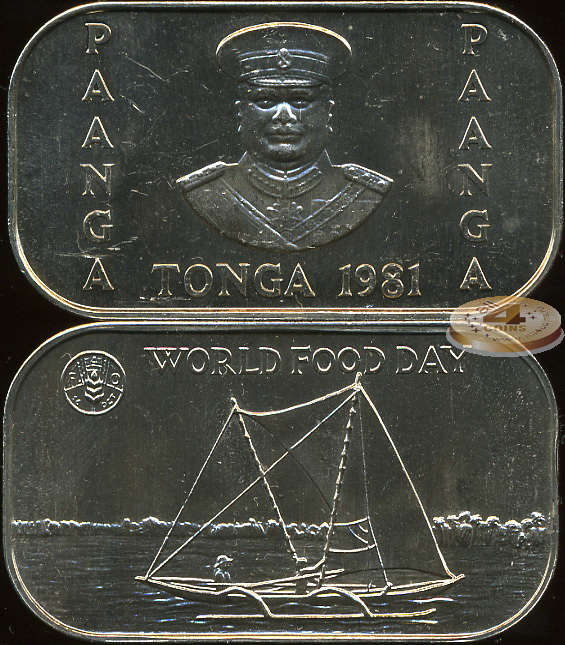 Тонга. 1 паанга. 1981 (Unc)