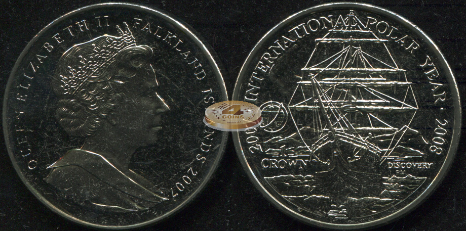 Фолклендские о-ва. 1 крона. 2007 (Unc)