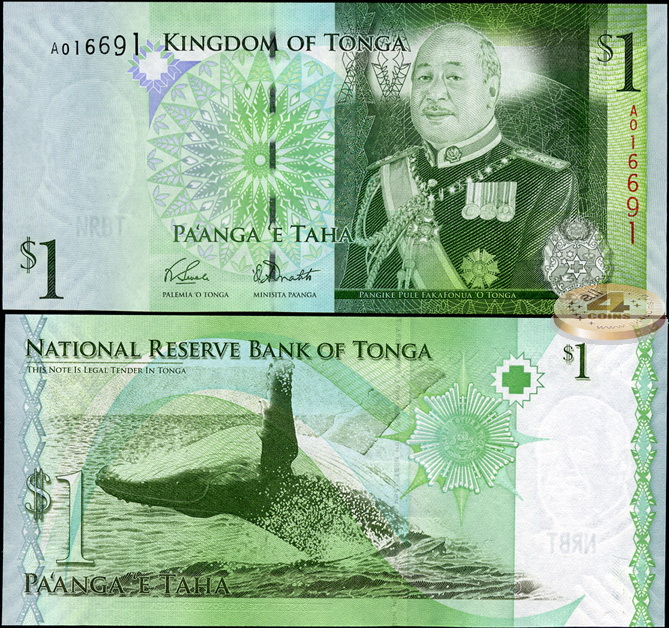 Тонга. 1 паанга (Unc) 2009