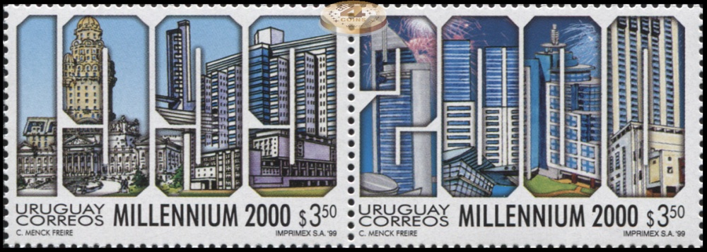Уругвай. 1999. Миллениум (Серия. MNH OG)