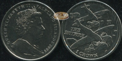 Фолклендские о-ва. 1 крона. 2008 (Unc)