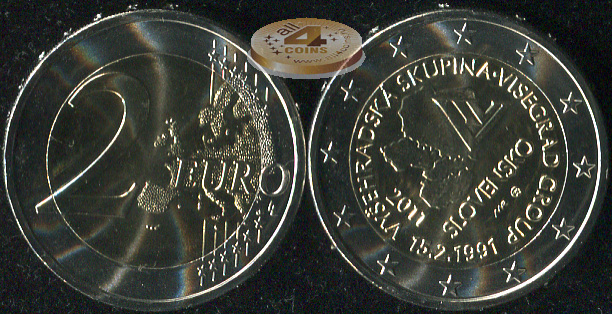 Словакия. 2 евро. 2011 (Unc. Биметалл)