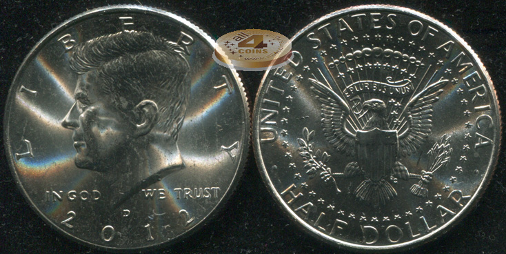 США. 1/2 доллара. 2012.D (Unc)
