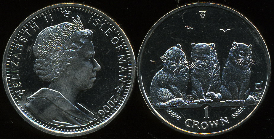 Остров Мэн. 1 крона. 2006 (Unc)