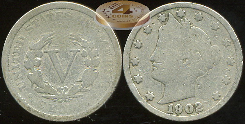 США. 5 центов. 1902 (G)