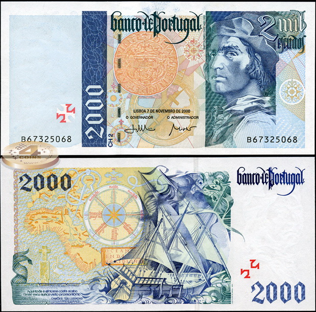 Португалия. 2000 эскудо (Unc) 2000