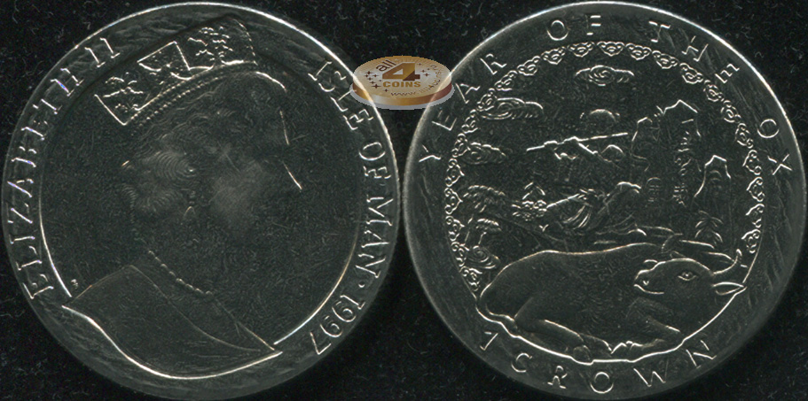 Остров Мэн. 1 крона. 1997 (Unc)