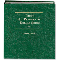 Альбом для президентских долларов Proof [S], без шубера (Littleton)
