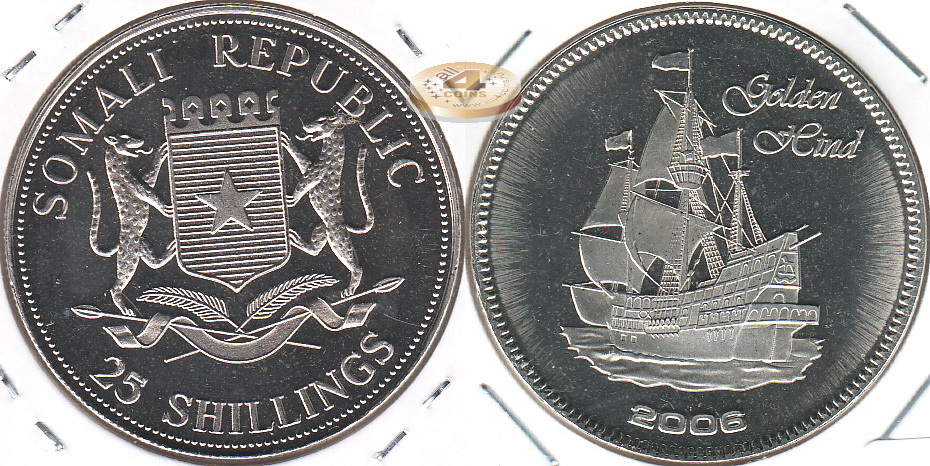 Сомали. 25 шиллингов. 2006 (Proof)