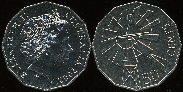 Австралия. 50 центов. 2002 (Unc)