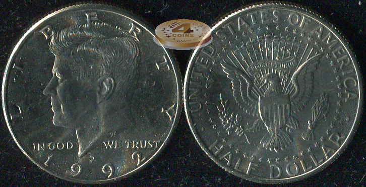 США. 1/2 доллара. 1992.P (Unc)