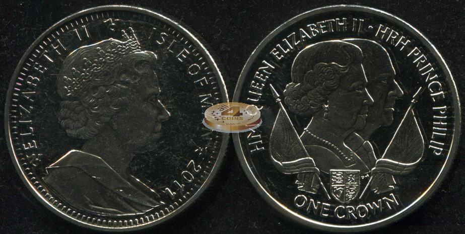 Остров Мэн. 1 крона. 2011 (Unc)