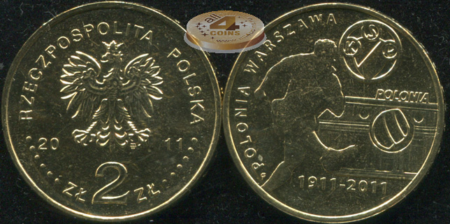 Польша. 2 злотых. 2011 (Unc)