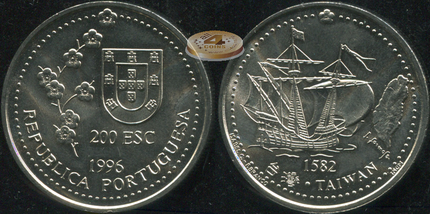 Португалия. 200 эскудо. 1996 (Unc)
